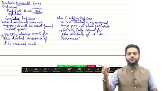 IAS33EPS Difference BW Cumulative amp Non Cumulative Preference Shares amp Accounting Treatment [upl. by Masterson]