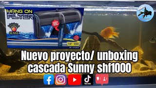 nuevo acuario de ciclidos americanosunboxing filtro shf1000 [upl. by Petronia305]