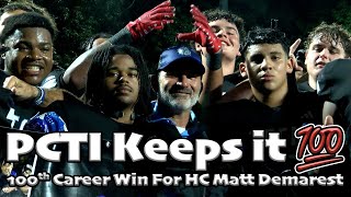 Passaic Tech 14 Ridgewood 0  Week 4 Highlights  Coach Demarest Wins 100th Career Game [upl. by Kristi]