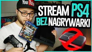 STREAM OBSem z PS4 BEZ NAGRYWARKI 🎮 PORADNIK [upl. by Madelle]