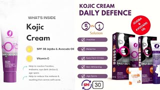 Kojic Defence Cream Uses For Skin [upl. by Carbrey211]