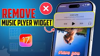 How to Remove the Music Player Widget from iPhone Lock Screen  Turn Off Now Playing on Lock Screen [upl. by Marcelo]