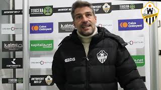 DECLARACIONS  ROBERTO BAS ANALITZA EL ONTINYENT 1931 CF 20 CD UTIEL J1220242025 [upl. by Rusert]