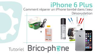 Tuto iPhone 6 Plus  réparer votre iPhone tombé dans leau démontage désoxydation remontage HD [upl. by Fennie]