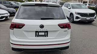 2024 Tiguan Comfortline R Line Black Edition Oryx White Pearl [upl. by Culbert]