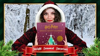 Harry Potter Insight Editions Hogwarts Seasonal Surprises Advent Calendar ❄️ [upl. by Orthman642]