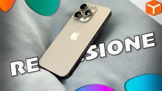 iPhone 16 Pro RECENSIONE COMPLETA Prestazioni Fotocamera e Design [upl. by Dihgirb667]