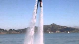 Flyboard man on water in Sausalito [upl. by Lucier302]