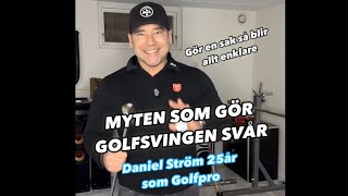 Golfsvingen är enkel hålla löst i golfklubban rätt eller fel Max grepptryck på toppen av swingen [upl. by Asenaj888]