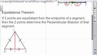 Honors Geometry 44 The Equidistance Theorems [upl. by Christis697]