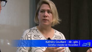 Entrevue  Kathéry Couillard dirgén Carrefour mondial de lAccordéon  30 août 2024 [upl. by Pellikka]