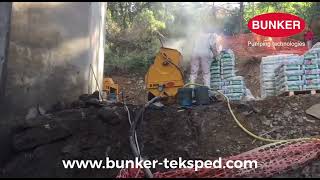 BUNKER B100  Ripristino strutturale viadotto con spruzzatura di Mapegrout Easy Flow [upl. by Yelsek]