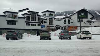 Scenic Vermont Winter Drive  Killington Access Road to Snowshed Base Lodge  Snowboarding Time [upl. by Eelytsirk606]