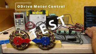 TEST Odrive Motor Control [upl. by Linnie]