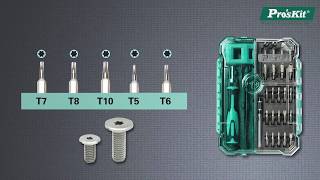 ProsKit SD9827M Precision Repair Tools Set [upl. by Niall578]