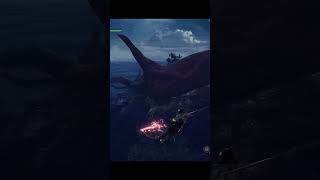 MHWorld Insect Glaive Vs Rathalos monsterhunterworld capcom gamingshorts [upl. by Aynatahs]