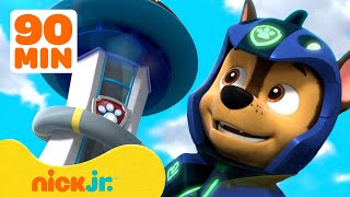 Ryder Calls PAW Patrol Pups to the Lookout Tower 4 w Chase  90 Minute Compilation  Nick Jr [upl. by Kcub]