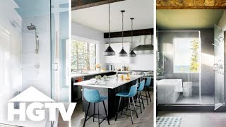 MustSee Kitchen and Bath Features  HGTV Dream Home 2019  HGTV [upl. by Adnak]