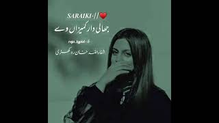 Jhali Dar kameezan Way Slowed Reverb Shafaullah Khan Rokhari Full Song [upl. by Illehs259]