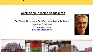 2a ECG Technique de lecture 1 Acquisition et principales mesures Dr Taboulet [upl. by Crescen]