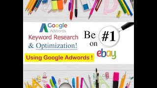 eBay Title SEO Optimization Using Google Adwords  Title Keyword Generator 2019 [upl. by Nob684]