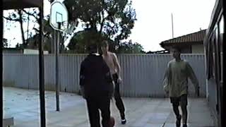 wenlock road and derek brett playing b ball in back yard [upl. by Essiralc]