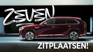 De nieuwe Mazda CX80 in avantpremière luxe voor zeven  AutoGids [upl. by Enrev]