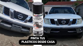 Como pintar los plásticos de tu carro vinyl telas desde casa sin gastar [upl. by Anitsyrk]