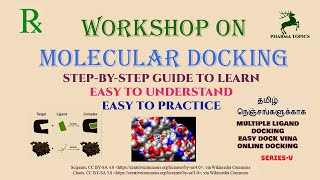 Workshop on Molecular docking  Multiple ligand docking and Online docking  Series5Tamil [upl. by Edie850]