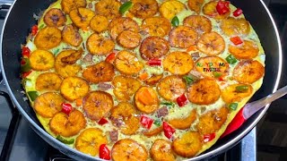 COCONUT  PLANTAIN  EGG FRITTATA [upl. by Omrellug801]