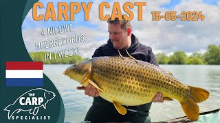 The Carpy Cast  15052024  Nieuw meerrecord op Livardiere 325kg schubkarper [upl. by Dohsar]