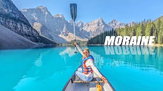 Amazing Blue Glacial Water of Moraine Lake [upl. by Hsemar284]