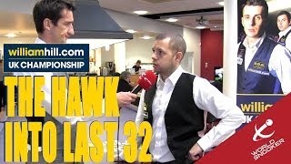 Barry Hawkins wins his 3rd round match at William Hill UK Championship [upl. by Gainer]