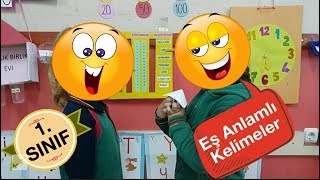 1Sınıf Eş Anlamlı Kelimeler OyunuSınıf İçi Etkinlik [upl. by Nanis]