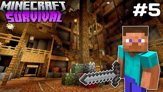 Minecraft Survival Series Pocket Edition  Minecraft hindi  Ep5 mineshaft [upl. by Liman]