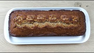 Cake aux noix et au miel 🍯  Recette facile [upl. by Dugald934]