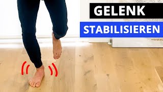 Instabiles Sprunggelenk stabilisieren 🦶 mit diesen 3 Übungen anspruchsvoll [upl. by Akerehs350]