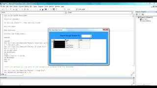 Visual Basic 60 How to show data in DataGrid Control 60 [upl. by Rriocard]