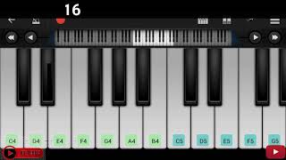 Pal Kaisa Pal Easy Perfect Piano Tutorial Mobile pain tutorial arijitsinghpiano [upl. by Robyn]