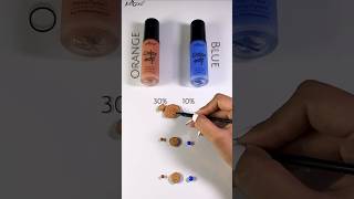 How to color correct foundation shades  Foundation Mixing Pigment shorts makeup foundationhack [upl. by Anerac]