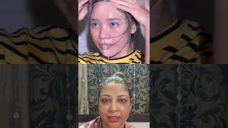 After applying how to remove makeup trending skincare shortvideo makeupremove makeup [upl. by Annoirb]