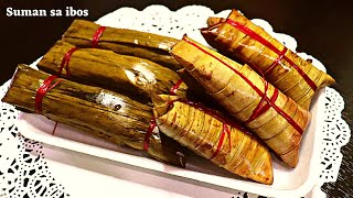 SUMAN SA IBOS 2WAYS  Bicol Version Recipe  Paano Gumawa Ng Suman Sa Ibos [upl. by Deva]