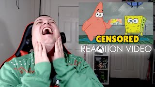 SPONGEBOB SQUAREPANTS Part 2  Unnecessary Censorship  W14  Reaction Video [upl. by Anierdna]