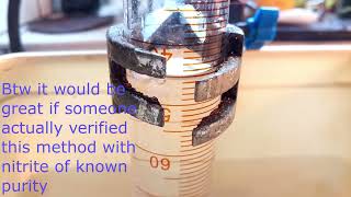 Sodium Nitrite Part 2  How pure is it [upl. by Retepnhoj591]