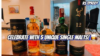 I GOT 5 SINGLE MALTS FOR NEW YEAR [upl. by Yzdnil58]