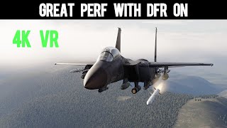 DCS VR  FPS Check With Dynamic Foveated Rendering ON [upl. by Tullius]