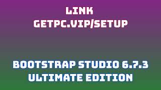 🔸Bootstrap Studio 701🥁 HOW TO INSTALL 💻PCLAPTOP TUTORIAL 2024 no charge🎥 [upl. by Riek]