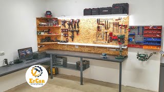 DIY Dream Workshop Garage  Transforming an old room into a Man Cave with using Parkside Tools [upl. by Gualtiero]