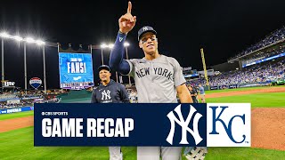 New York Yankees ADVANCE to ALCS DEFEAT Kansas City Royals  ALDS Game Recap [upl. by Winni148]