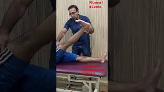 PCL or Posterior Cruciate Ligament Injury Phase1 02 Weeks Rehabilitation PCL video 2 Urdu Hindi [upl. by Yenmor]